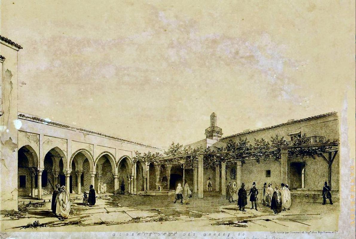 app13- Oran Palais du Dey en 1833.JPG